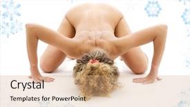  Presentation with colorful impressionist style artistic color - Audience pleasing presentation consisting of classical artistic nudity style picture backdrop and a coral colored foreground