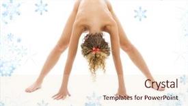  Presentation with classical - Presentation design having classical artistic nudity style picture background and a  colored foreground