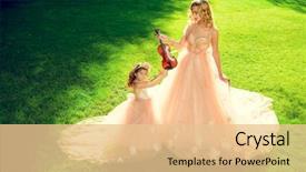  Presentation with classical music - Slide deck consisting of classical music beautiful fairy girl background and a lemonade colored foreground