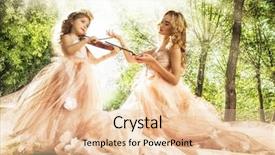  Presentation with classical music - Presentation with classical music beautiful fairy girl background and a lemonade colored foreground