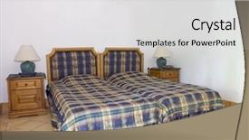  Presentation with classical - Amazing slide set having classical style decorated sleeping room bedroom backdrop and a light gray colored foreground