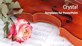  Presentation with classical - Audience pleasing presentation theme consisting of drugs - spices and herbs on white backdrop and a sky blue colored foreground