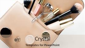  Presentation with flat - Beautiful slide deck featuring classictemplates - flat lay of woman handbag backdrop and a coral colored foreground