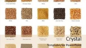  Presentation with classification - Amazing presentation having classification - cereals collection with titles isolated backdrop and a lemonade colored foreground