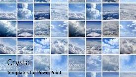  Presentation with logistics air - PPT theme featuring classification - collage made of many air background and a light blue colored foreground