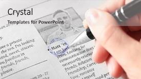  Presentation with search button searching information online - Cool new slides with classified ads - search newspaper advertisements for information backdrop and a light gray colored foreground