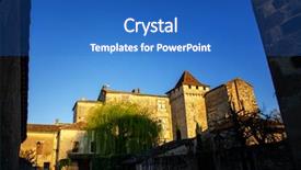  Presentation with classified - PPT theme enhanced with classifiyng - fources is a round bastide background and a teal colored foreground