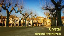  Presentation with classified - Presentation design featuring classifiyng - fources is a round bastide background and a tawny brown colored foreground