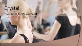  Presentation with classmates - Cool new presentation with classmates practicing in studio backdrop and a  colored foreground