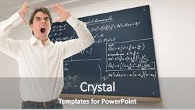  Presentation with mathematics - Amazing presentation design having classroom behavior - angry teacher in a mathematics backdrop and a dark gray colored foreground