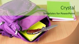  Presentation with juvenile justice - Beautiful PPT theme featuring classroom close up juvenile backdrop and a yellow colored foreground