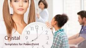  Presentation with management physical education - Beautiful PPT theme featuring classroom discipline - education and time management concept backdrop and a lemonade colored foreground