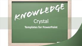  Presentation with quote - Slide set featuring classroom discipline - quote series chalkboard isolated background and a seafoam green colored foreground