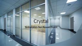  Presentation with office room - PPT theme with classroom door - beautiful training room background and a light blue colored foreground