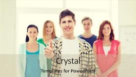  Presentation with free school - Slide set enhanced with classroom free - friendship school and education concept background and a mint green colored foreground