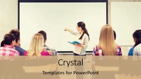  Presentation with education teamwork - Audience pleasing PPT layouts consisting of classroomstudent - education high school teamwork backdrop and a coral colored foreground