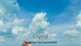  Presentation with classy - PPT theme with classy woman on the beach in vietnam background and a light blue colored foreground