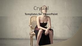  Presentation with classy - Cool new presentation theme with classy woman sitting on a chair backdrop and a mint green colored foreground