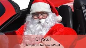  Presentation with sports car - Slides featuring claus sitting in his brand background and a red colored foreground