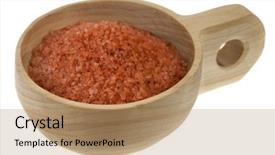  Presentation with mineral processing - Presentation theme enhanced with clay and rich in mineral background and a coral colored foreground