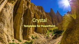  Presentation with new zealand - Cool new presentation with clay cliffs are tall pinnacle backdrop and a tawny brown colored foreground