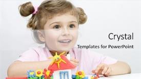  Presentation with creative - Audience pleasing presentation theme consisting of clay models - creative playing with plasticine backdrop and a  colored foreground