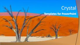  Presentation with clay - Theme featuring clay-plateau-in-the-part background and a teal colored foreground