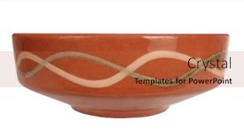  Presentation with clay - Colorful presentation enhanced with clay-pot-natural-handmade-bowl backdrop and a red colored foreground