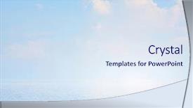  Presentation with treble clef watermark blue - Audience pleasing PPT theme consisting of clean air - clear blue sea surface backdrop and a sky blue colored foreground