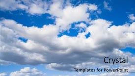  Presentation with clean air - Slide deck consisting of clean air - skies above idyllic wallpaper natural background and a light blue colored foreground