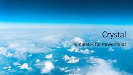  Presentation with divine - Beautiful PPT theme featuring clean air cloudscape divine backdrop and a light blue colored foreground