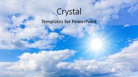  Presentation with clean air - Amazing slide set having clean air coming storm backdrop and a light blue colored foreground