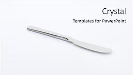  Presentation with clean - PPT layouts with clean-butter-knife-on-white background and a cool aqua colored foreground