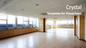  Presentation with structure - Audience pleasing PPT theme consisting of family office - internal structure of modern urban backdrop and a gray colored foreground