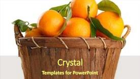  Presentation with chemistry leaves green leaf - Amazing presentation design having clean food - ripe sweet tangerine with leaves backdrop and a tawny brown colored foreground