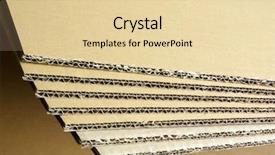  Presentation with clean - Theme featuring clean new blades of cardboard background and a lemonade colored foreground