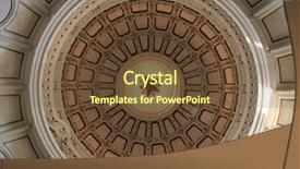  Presentation with texas state flag - Colorful PPT theme enhanced with clean shot of the texas backdrop and a tawny brown colored foreground