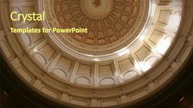  Presentation with austin texas - Beautiful presentation theme featuring clean shot of the texas backdrop and a tawny brown colored foreground