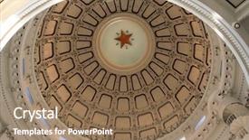  Presentation with austin texas - Theme having clean shot of the texas background and a coral colored foreground