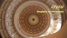  Presentation with austin texas - Presentation theme having clean shot of the texas background and a tawny brown colored foreground