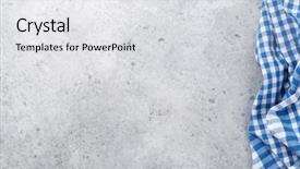  Presentation with kitchen towel - Slides with clean slate - cooking stone table with kitchen background and a  colored foreground