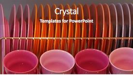  Presentation with design - Presentation design enhanced with clean washed pink orange vivid background and a tawny brown colored foreground