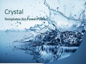 Clean Water And Water Bubbles PPT template 28 | CrystalGraphics
