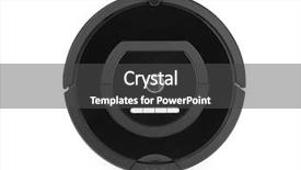  Presentation with robotic - Amazing presentation theme having cleaner isolated on white background backdrop and a dark gray colored foreground