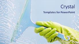  Presentation with cleaning - Slides consisting of new blue joint members background and a gray colored foreground