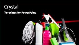  Presentation with black lives metter - Presentation design consisting of cleaning supplies on black background background and a black colored foreground