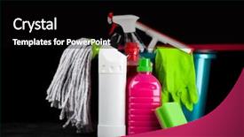  Presentation with black culture and police brutality - Presentation consisting of cleaning supplies on black background background and a black colored foreground