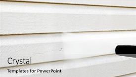  Presentation with vinyl - Beautiful presentation featuring cleaning the house vinyl siding backdrop and a light gray colored foreground