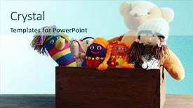  Presentation with medical pill medicine white blue - Audience pleasing PPT layouts consisting of cleaning training - pile of toys on blue backdrop and a cool aqua colored foreground