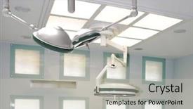  Presentation with pediatric surgery surgical wound assessment - Beautiful PPT theme featuring cleanroom operation theater - modern surgical interior backdrop and a light gray colored foreground